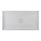 Aqua Eden VTSB60325C 60" x 32" Single Threshold Shower Base with Center Drain Hole, White VTSB60325C - alternate 3
